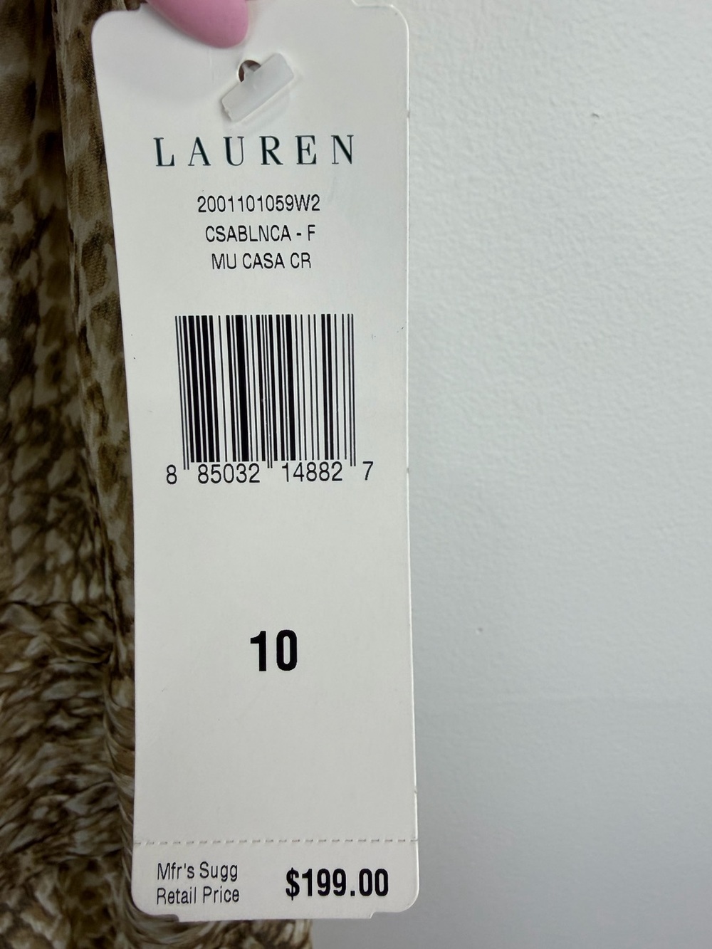 Lauren Ralph Lauren Snake Print One Shoulder Silk Dress NWT Size 10 - Picture 7 of 10